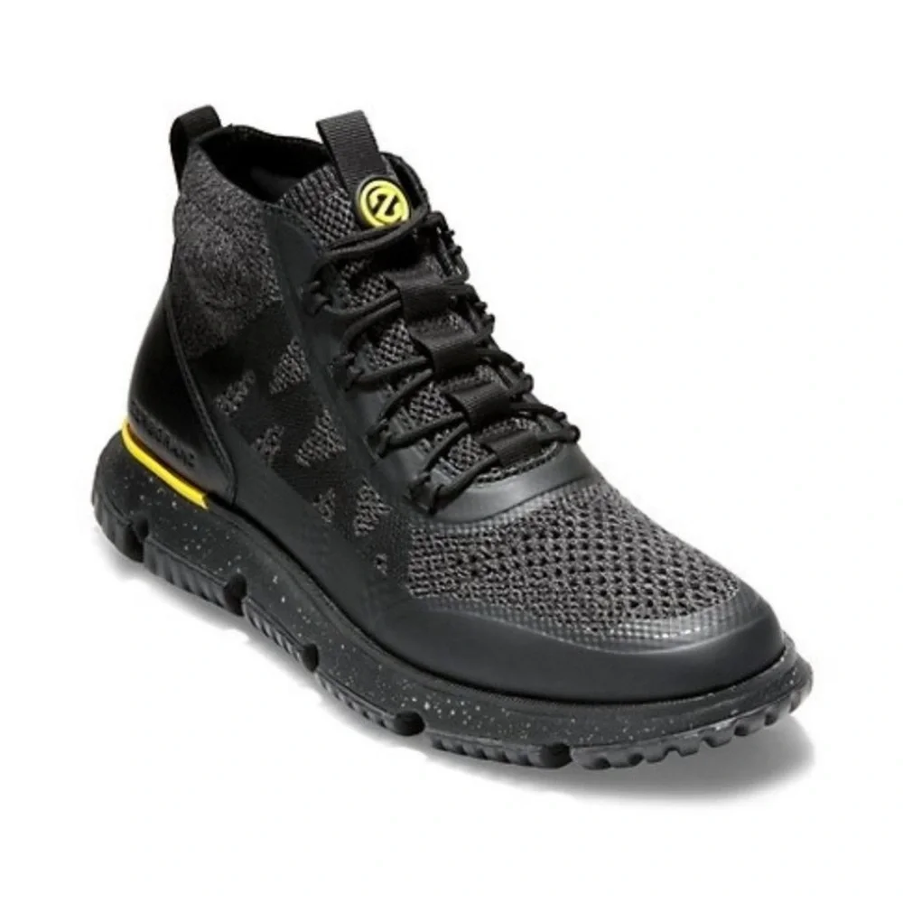 New Cole Haan 4.Zerogrand Stitchlite Waterproof Shoes Boots Chukka Black Sz 9 - Picture 2 of 8